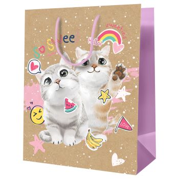 Пакет подарочный 26*32*12см MESHU 