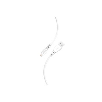 Кабель Smartbuy S40, USB - Lightning, для Apple, 3A output, 1м, белый Кабель Smartbuy S40, USB - Lightning, для Apple, 3A output, 1м, белый