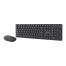Комплект беспроводной клавиатура + мышь Smartbuy ONE 328327AG, USB, черный