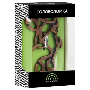 Головоломка металлическая большая ТРИ СОВЫ 