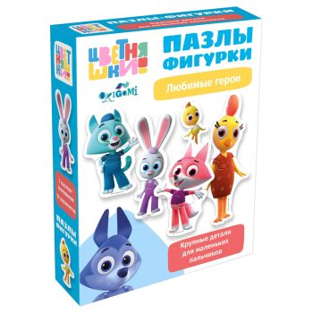 Пазлы-фигурки  14 эл. Origami 