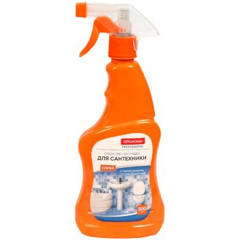 Чистящее средство для сантехники OfficeClean Professional, WC (для ванн и раковин), с курком, 500мл Чистящее средство для сантехники OfficeClean Professional, WC (для ванн и раковин), с курком, 500мл
