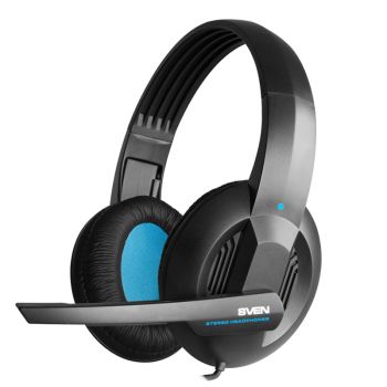Наушники с микрофоном Sven AP-680MV (с регулятором громкости), 2,5м, черный Наушники с микрофоном Sven AP-680MV (с регулятором громкости), 2,5м, черный