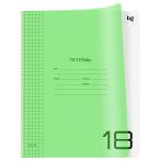 Тетрадь 18л., клетка BG "UniTone. Neon", пластиковая обложка, неон салатовый