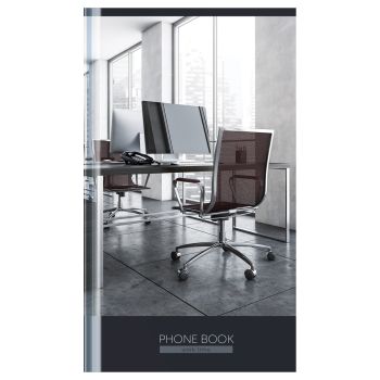 Телефонная книга А5, 80л., 7БЦ, OfficeSpace 